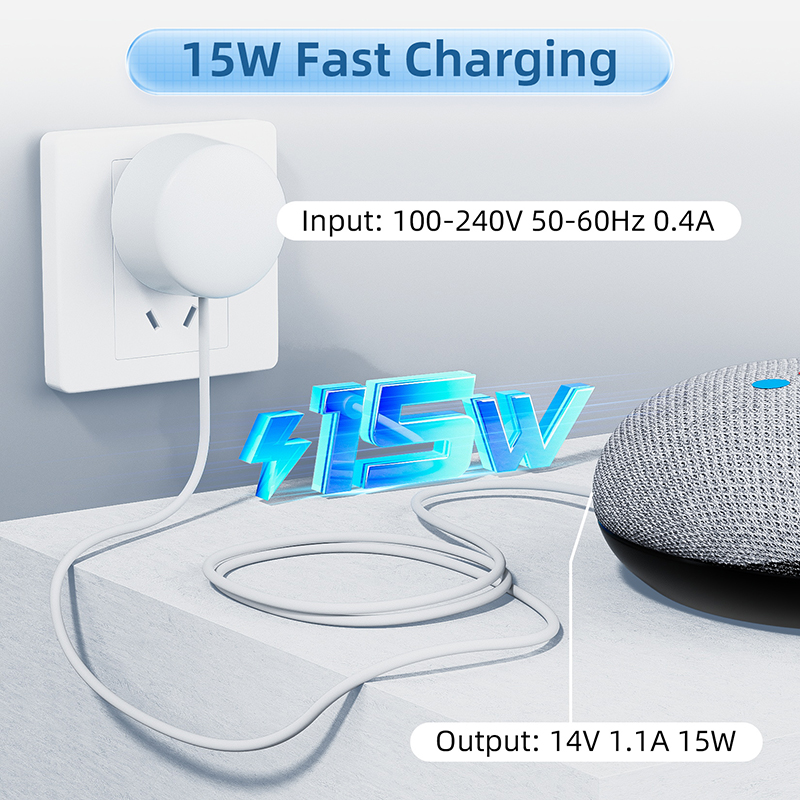 Cargador OEM de 15W para Googl - Google Speaker Nest Hub reseña y precio