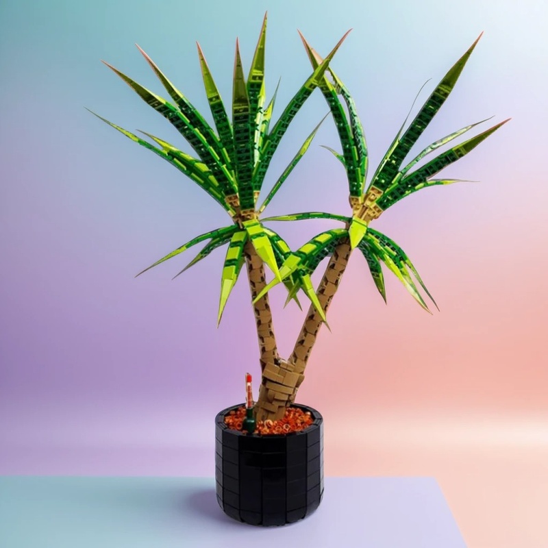 1961 piezas MOC Dracaena Margi - Dracaena Marginata reseña y precio