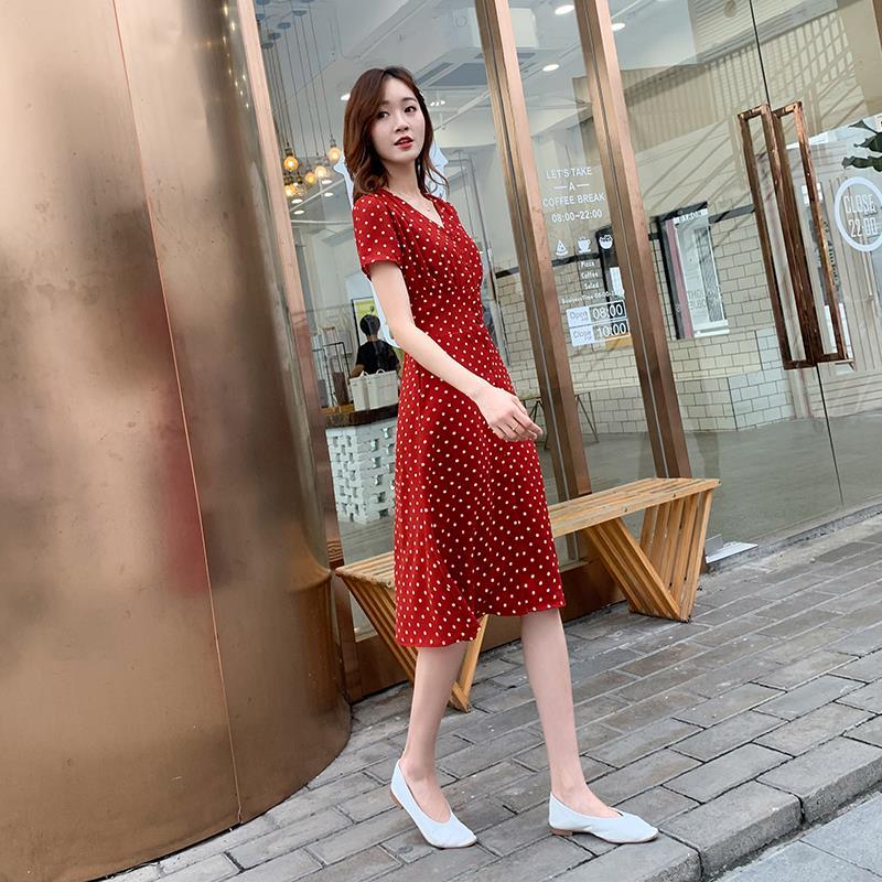 Vestido corto de gasa con esta - Aglaonema Red reseña y precio